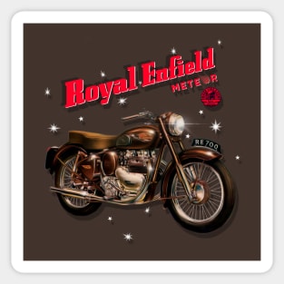 The Awsome Royal Enfield Meteor Motorcycle Sticker